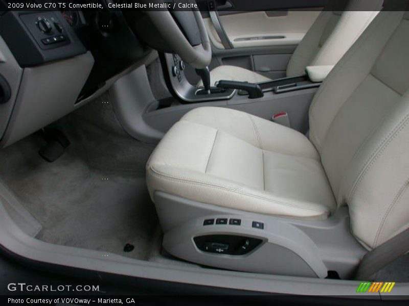 Celestial Blue Metallic / Calcite 2009 Volvo C70 T5 Convertible