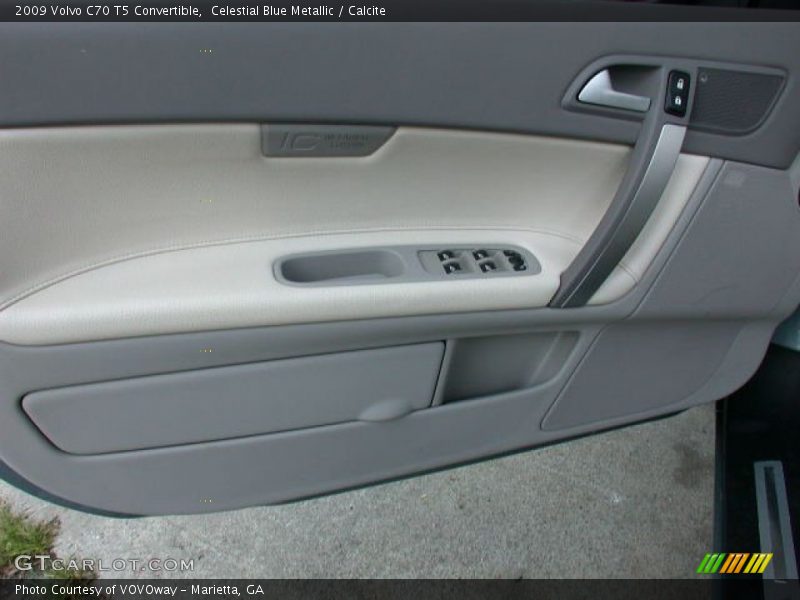 Celestial Blue Metallic / Calcite 2009 Volvo C70 T5 Convertible