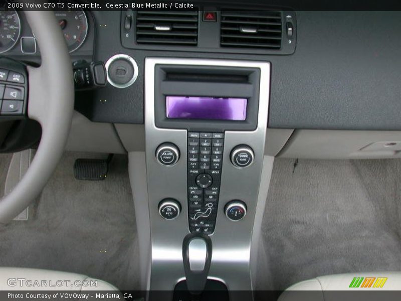 Celestial Blue Metallic / Calcite 2009 Volvo C70 T5 Convertible