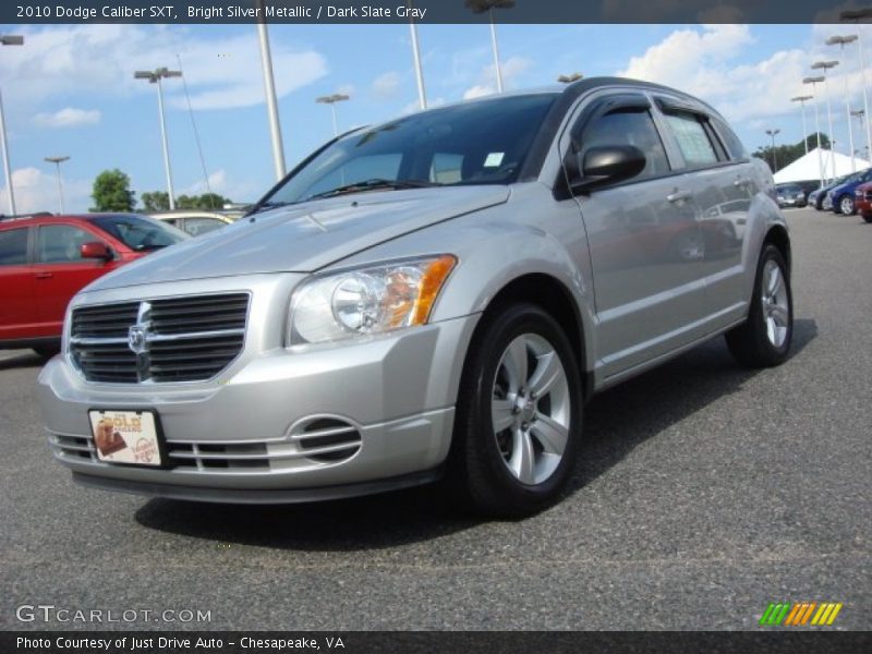 Bright Silver Metallic / Dark Slate Gray 2010 Dodge Caliber SXT