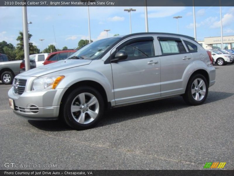 Bright Silver Metallic / Dark Slate Gray 2010 Dodge Caliber SXT