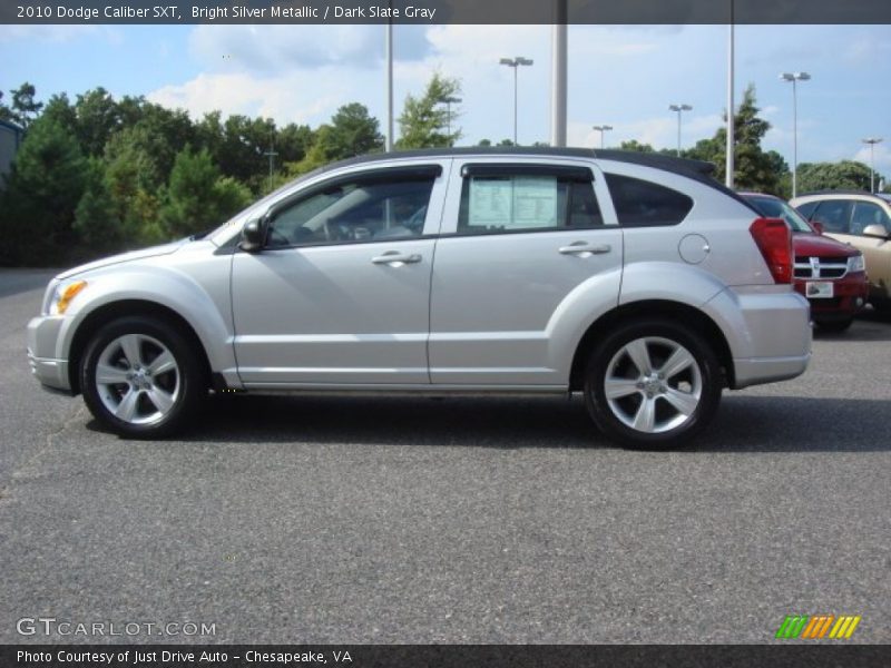 Bright Silver Metallic / Dark Slate Gray 2010 Dodge Caliber SXT