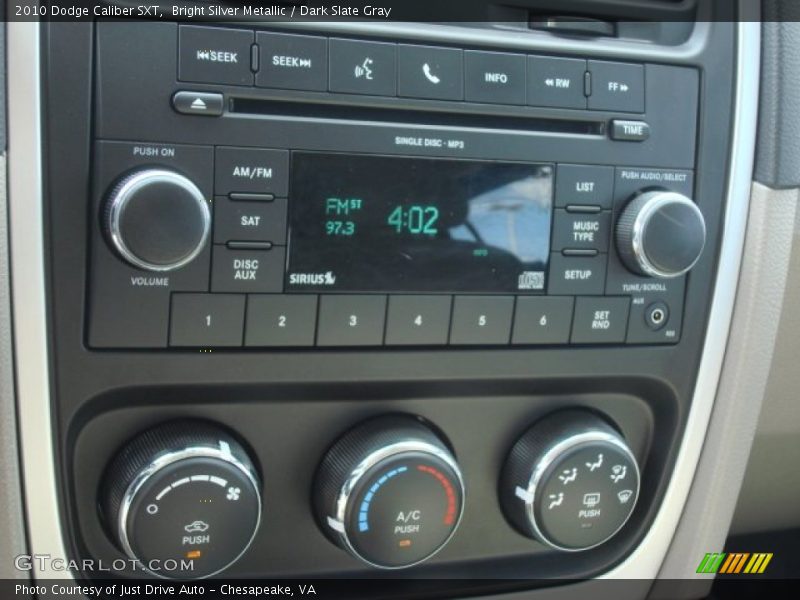 Bright Silver Metallic / Dark Slate Gray 2010 Dodge Caliber SXT