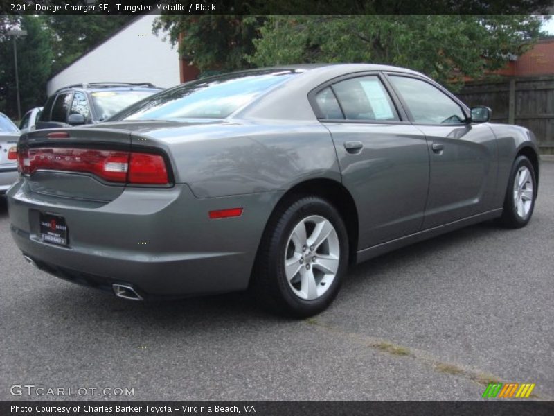 Tungsten Metallic / Black 2011 Dodge Charger SE