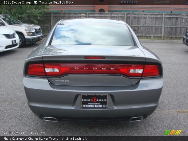 Tungsten Metallic / Black 2011 Dodge Charger SE