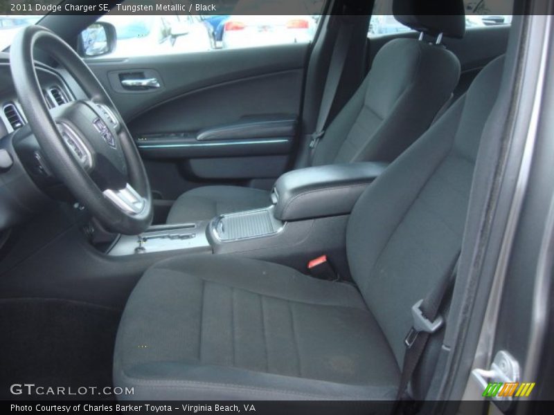 Tungsten Metallic / Black 2011 Dodge Charger SE