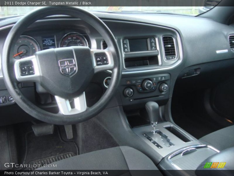 Tungsten Metallic / Black 2011 Dodge Charger SE