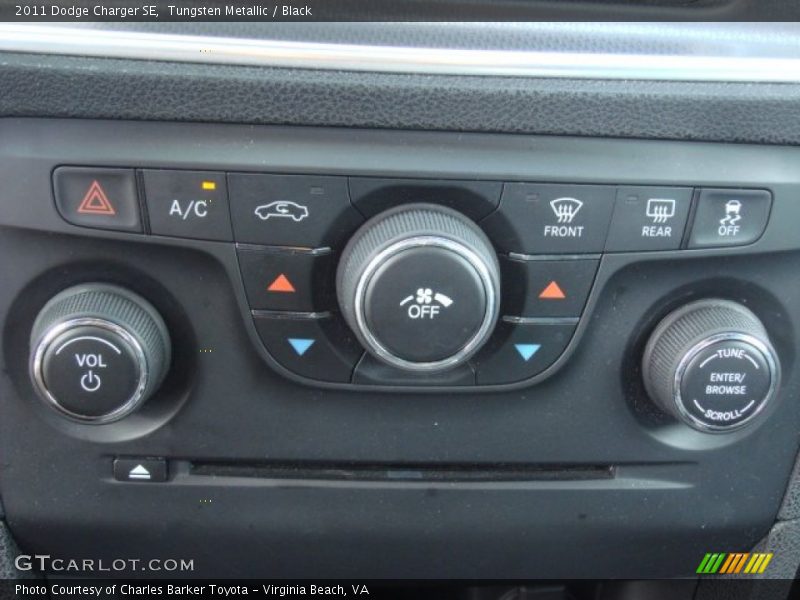 Tungsten Metallic / Black 2011 Dodge Charger SE