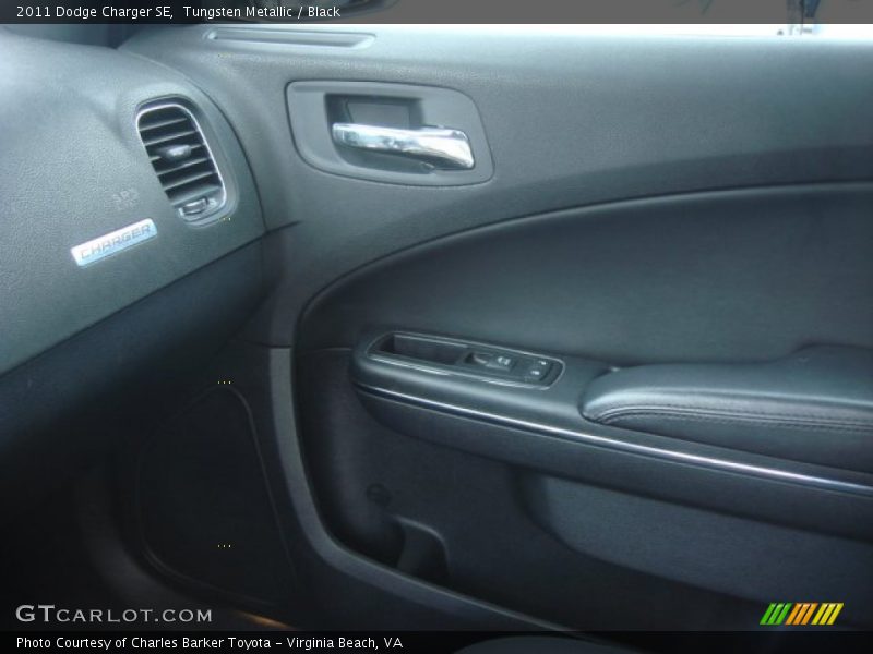 Tungsten Metallic / Black 2011 Dodge Charger SE