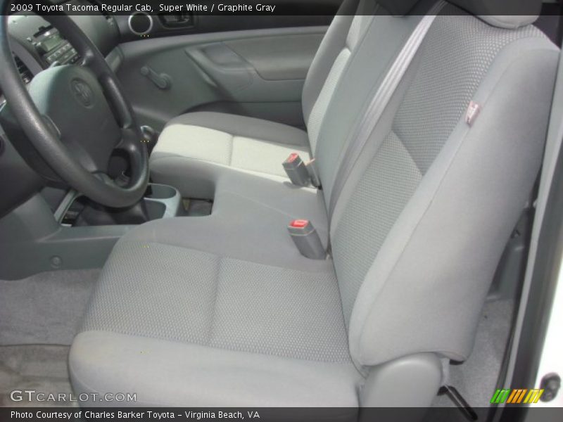 Super White / Graphite Gray 2009 Toyota Tacoma Regular Cab