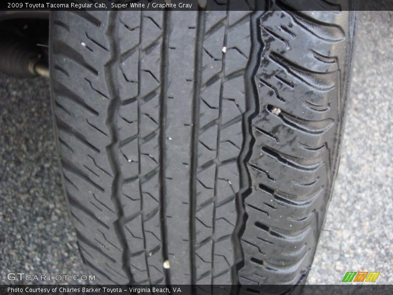 Super White / Graphite Gray 2009 Toyota Tacoma Regular Cab