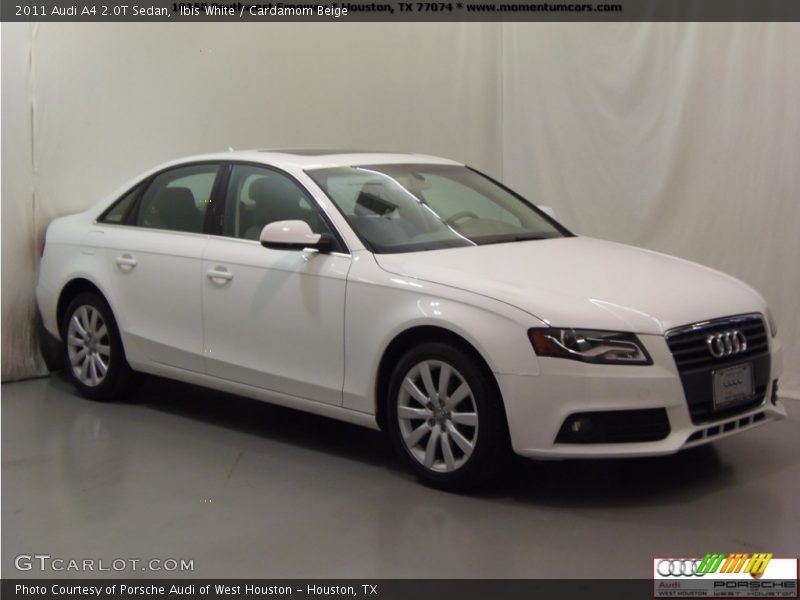 Ibis White / Cardamom Beige 2011 Audi A4 2.0T Sedan