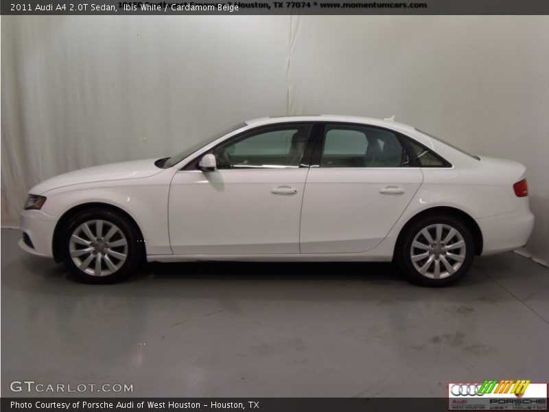 Ibis White / Cardamom Beige 2011 Audi A4 2.0T Sedan