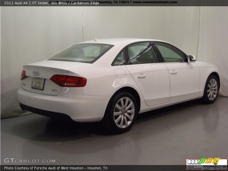 Ibis White / Cardamom Beige 2011 Audi A4 2.0T Sedan