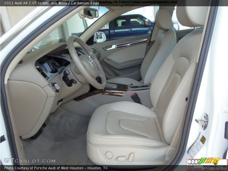 Ibis White / Cardamom Beige 2011 Audi A4 2.0T Sedan