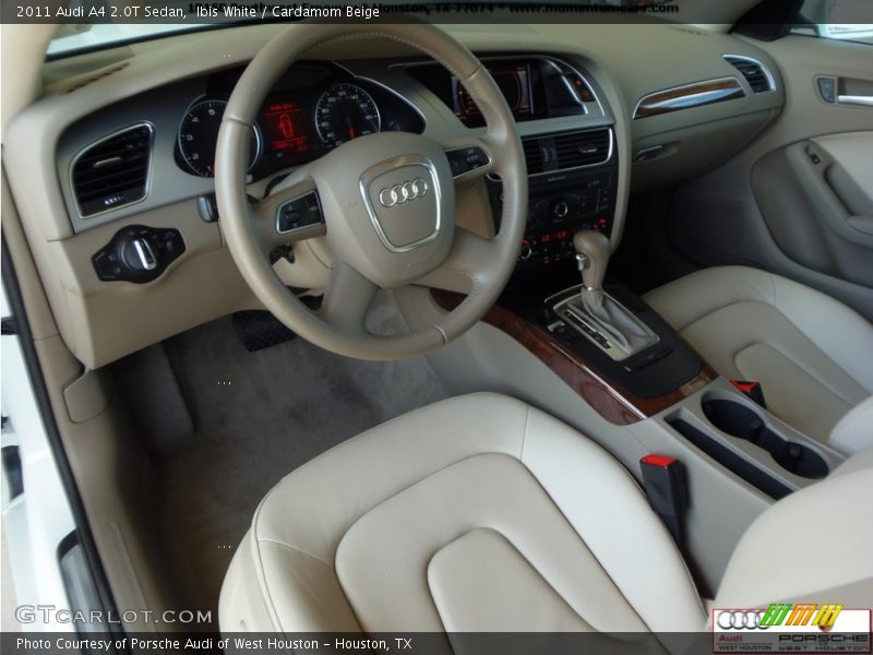 Ibis White / Cardamom Beige 2011 Audi A4 2.0T Sedan