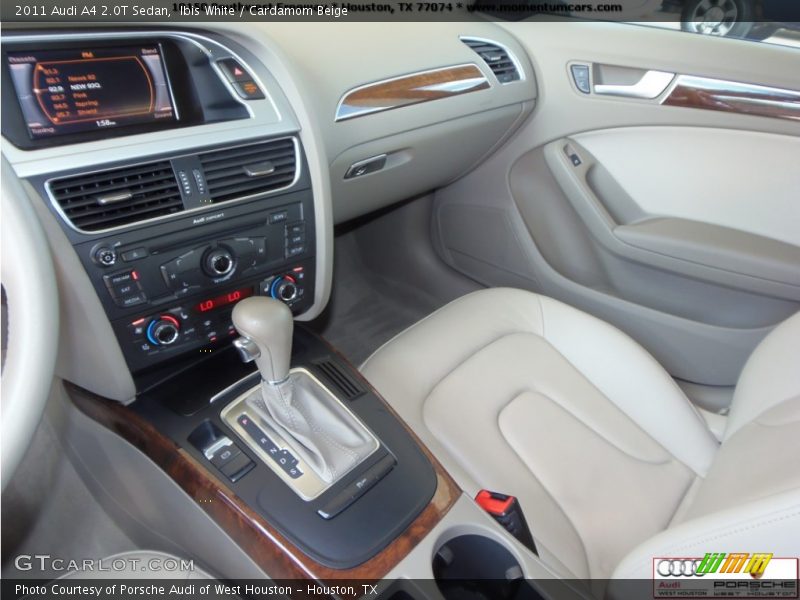 Ibis White / Cardamom Beige 2011 Audi A4 2.0T Sedan