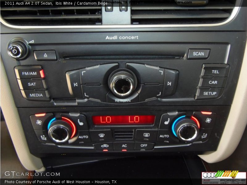 Ibis White / Cardamom Beige 2011 Audi A4 2.0T Sedan