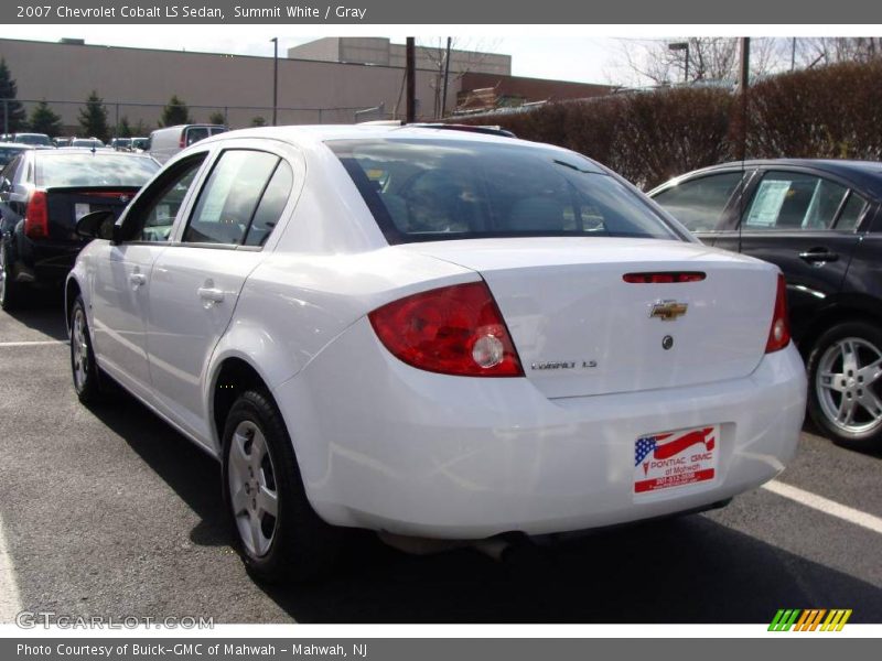 Summit White / Gray 2007 Chevrolet Cobalt LS Sedan