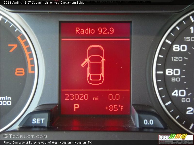 Ibis White / Cardamom Beige 2011 Audi A4 2.0T Sedan