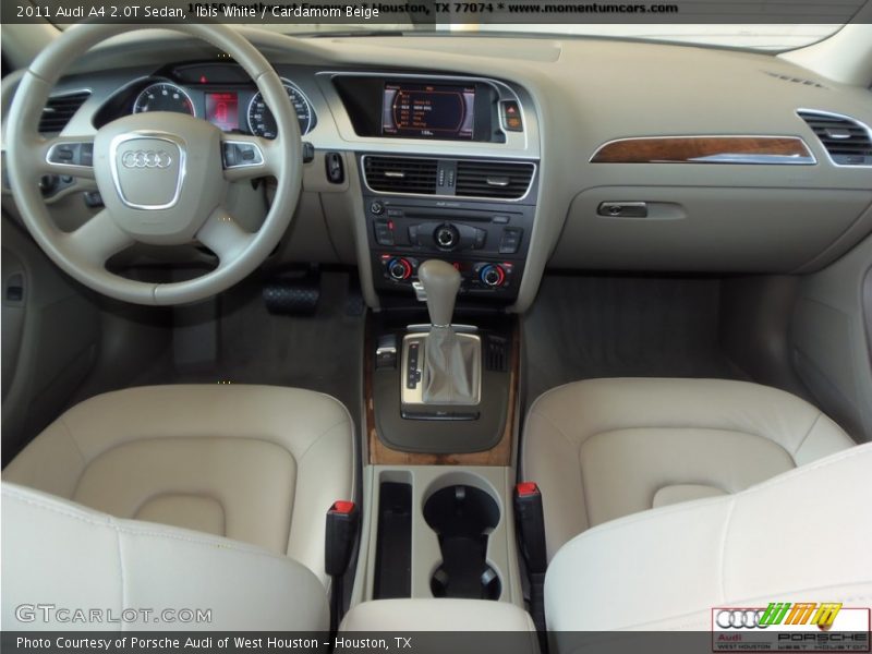 Ibis White / Cardamom Beige 2011 Audi A4 2.0T Sedan