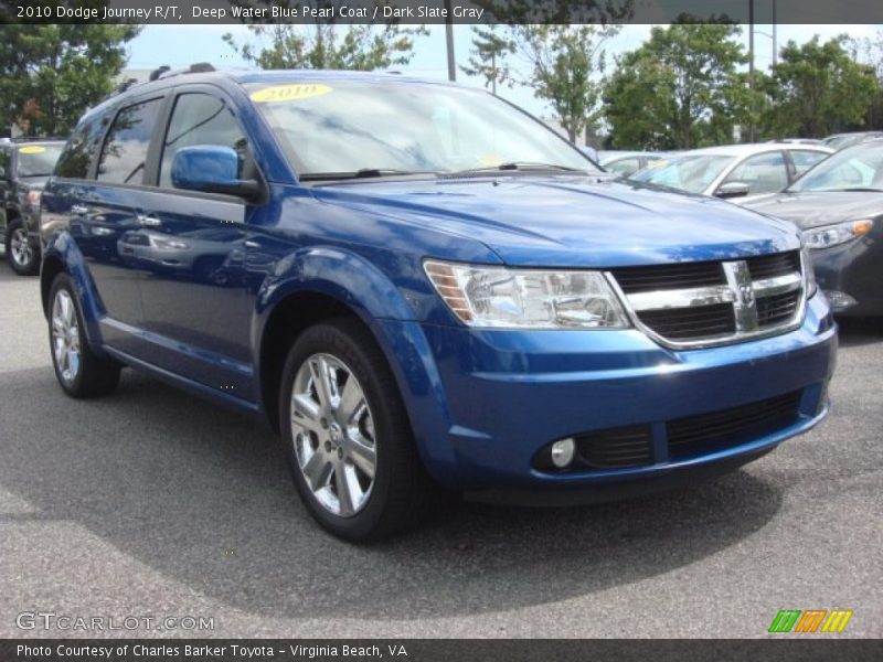 Deep Water Blue Pearl Coat / Dark Slate Gray 2010 Dodge Journey R/T