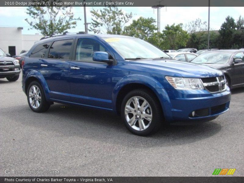 Deep Water Blue Pearl Coat / Dark Slate Gray 2010 Dodge Journey R/T