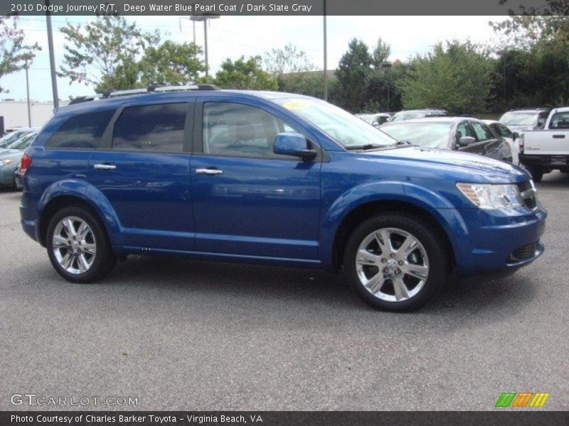 Deep Water Blue Pearl Coat / Dark Slate Gray 2010 Dodge Journey R/T