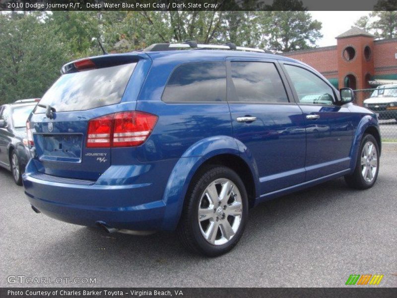Deep Water Blue Pearl Coat / Dark Slate Gray 2010 Dodge Journey R/T