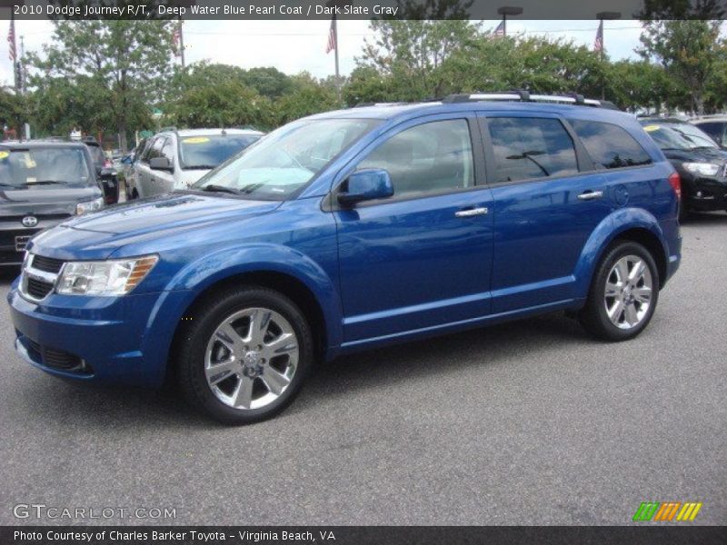 Deep Water Blue Pearl Coat / Dark Slate Gray 2010 Dodge Journey R/T