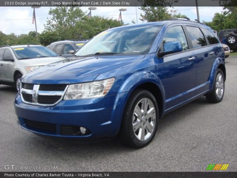 Deep Water Blue Pearl Coat / Dark Slate Gray 2010 Dodge Journey R/T