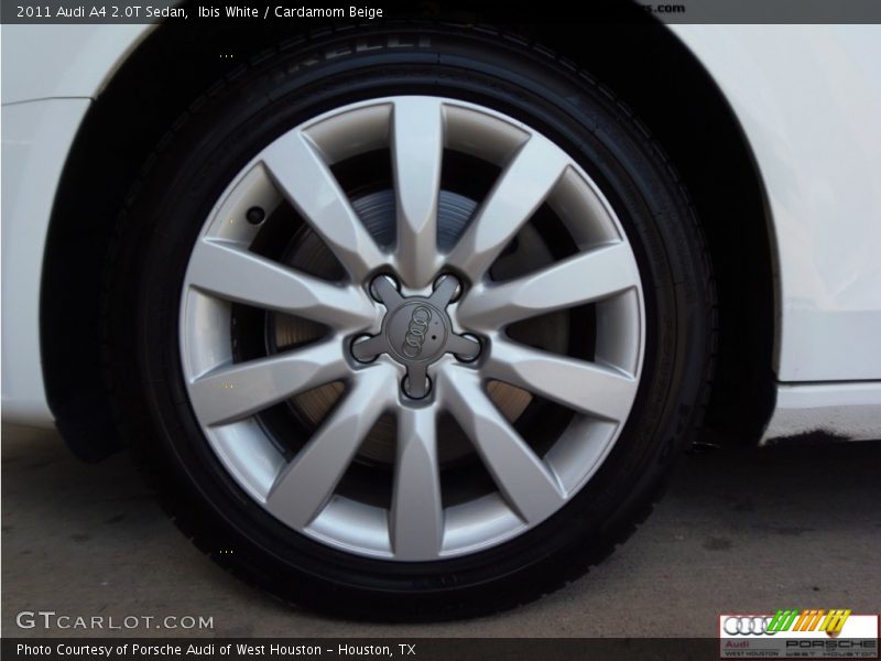 Ibis White / Cardamom Beige 2011 Audi A4 2.0T Sedan