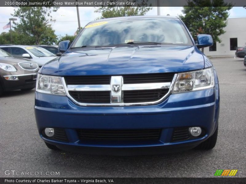 Deep Water Blue Pearl Coat / Dark Slate Gray 2010 Dodge Journey R/T