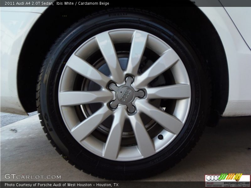 Ibis White / Cardamom Beige 2011 Audi A4 2.0T Sedan