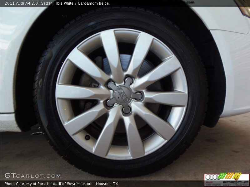 Ibis White / Cardamom Beige 2011 Audi A4 2.0T Sedan