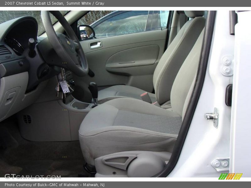 Summit White / Gray 2007 Chevrolet Cobalt LS Sedan