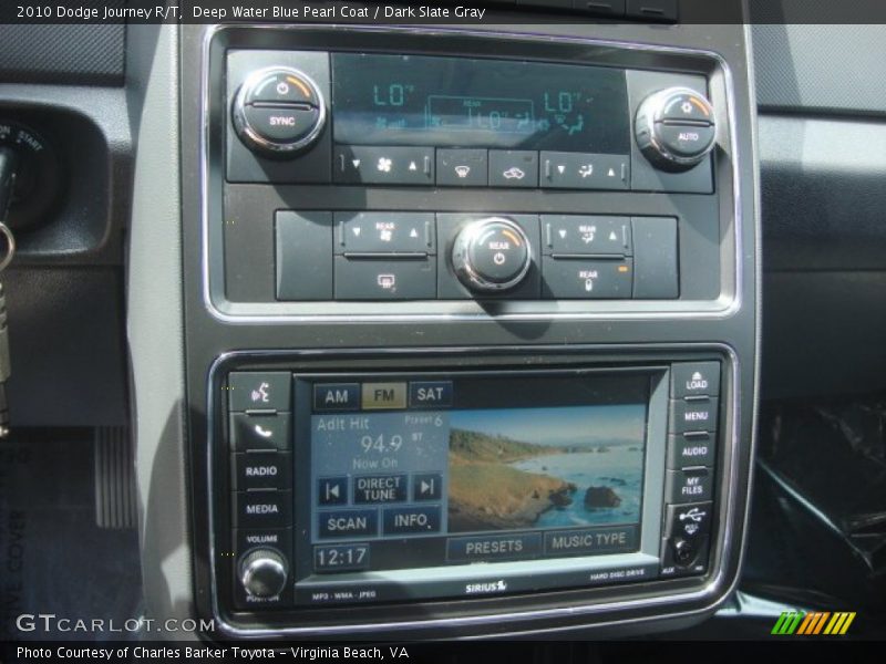 Deep Water Blue Pearl Coat / Dark Slate Gray 2010 Dodge Journey R/T