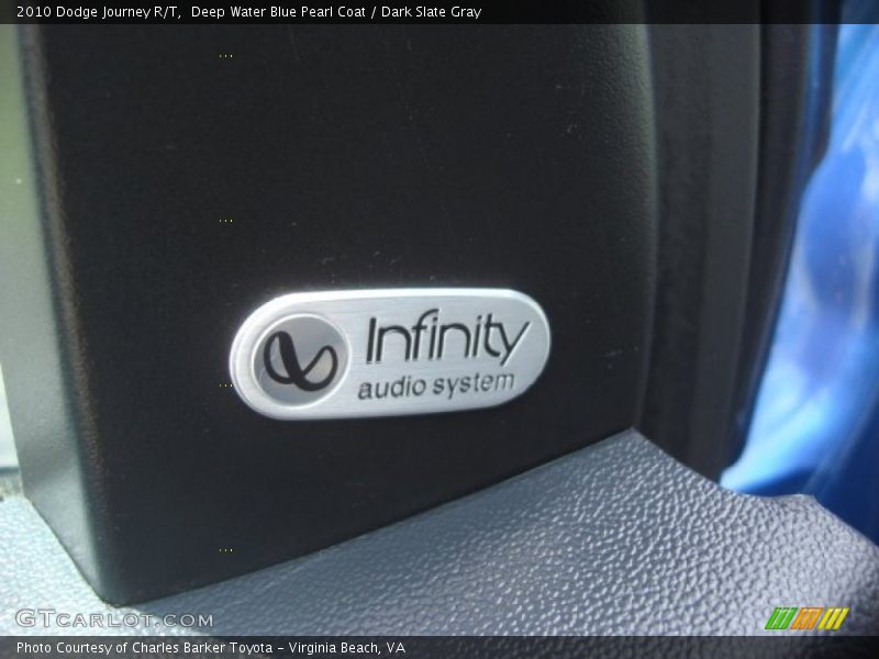 Deep Water Blue Pearl Coat / Dark Slate Gray 2010 Dodge Journey R/T