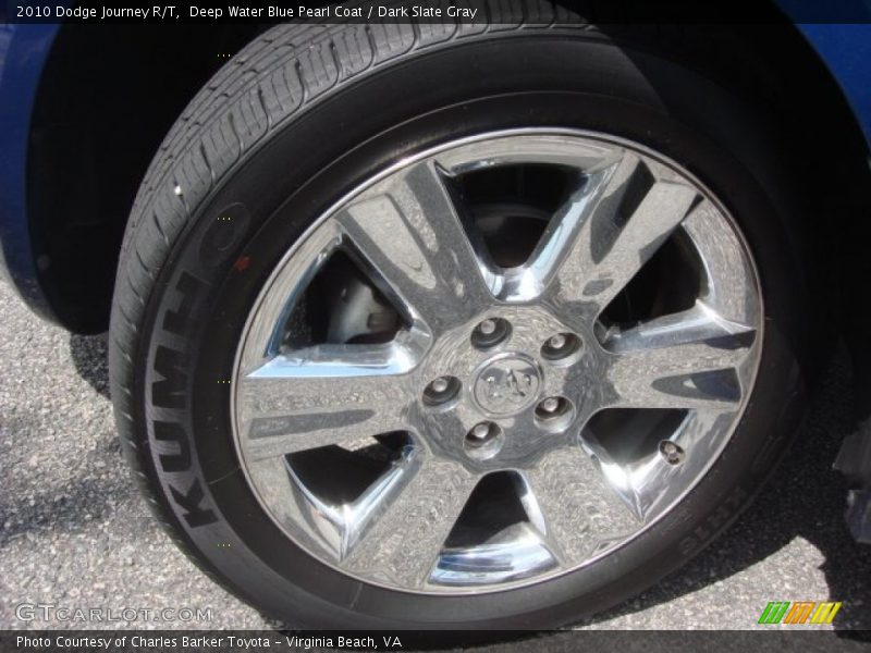 Deep Water Blue Pearl Coat / Dark Slate Gray 2010 Dodge Journey R/T