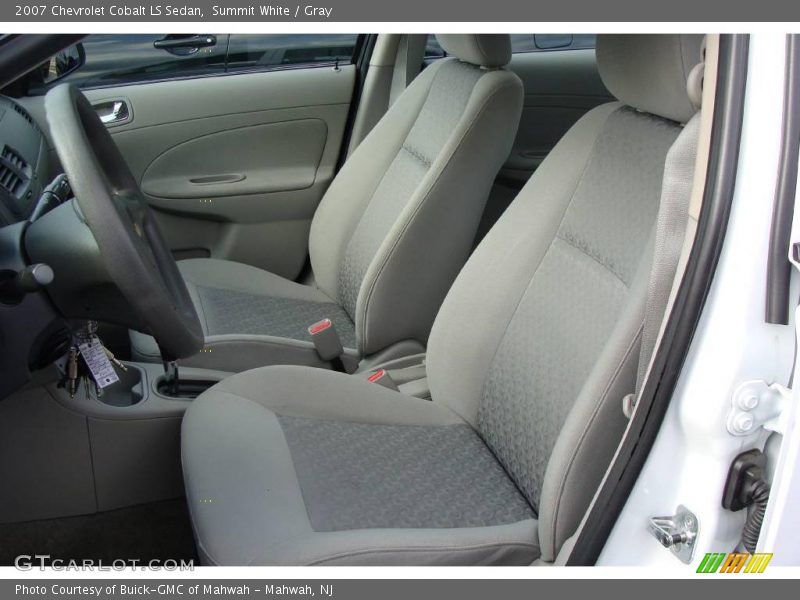 Summit White / Gray 2007 Chevrolet Cobalt LS Sedan
