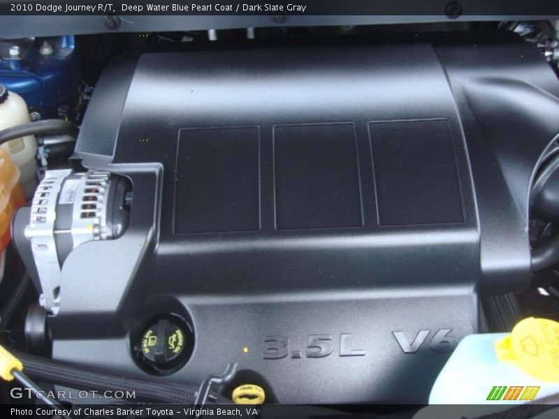Deep Water Blue Pearl Coat / Dark Slate Gray 2010 Dodge Journey R/T