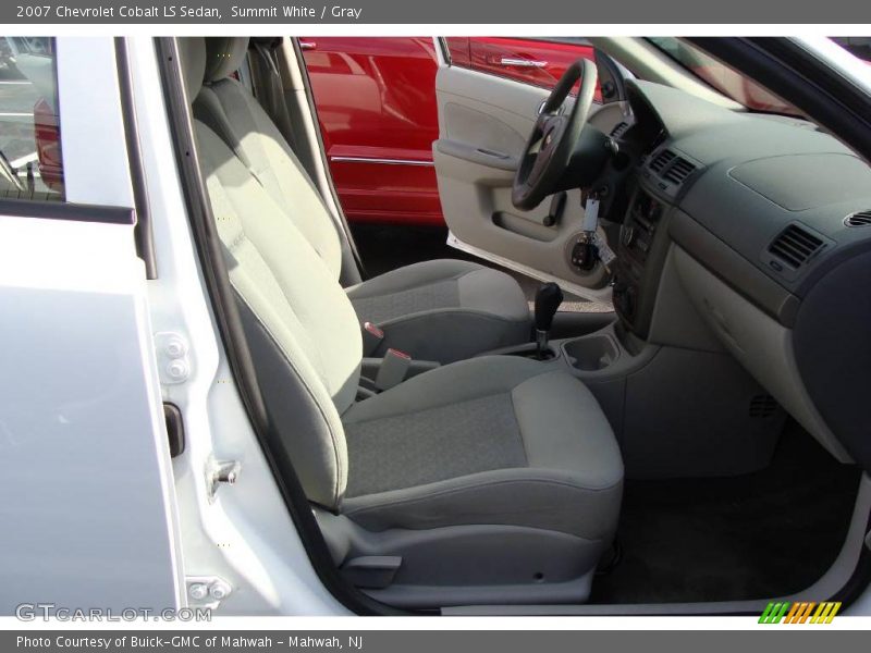 Summit White / Gray 2007 Chevrolet Cobalt LS Sedan