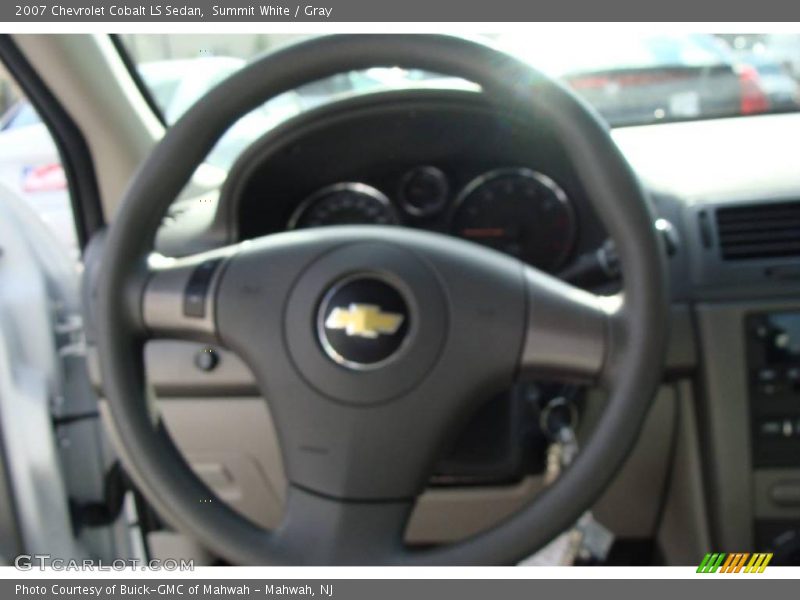 Summit White / Gray 2007 Chevrolet Cobalt LS Sedan