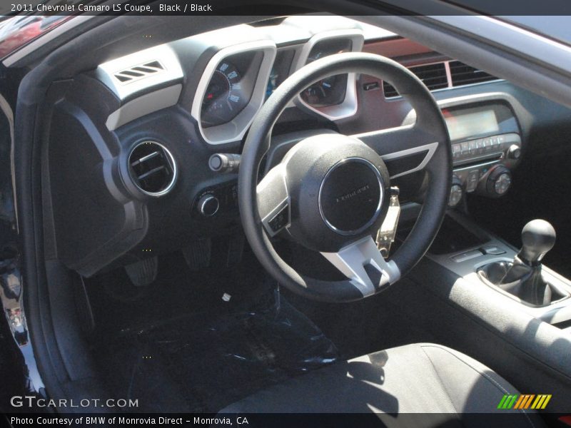 Black / Black 2011 Chevrolet Camaro LS Coupe