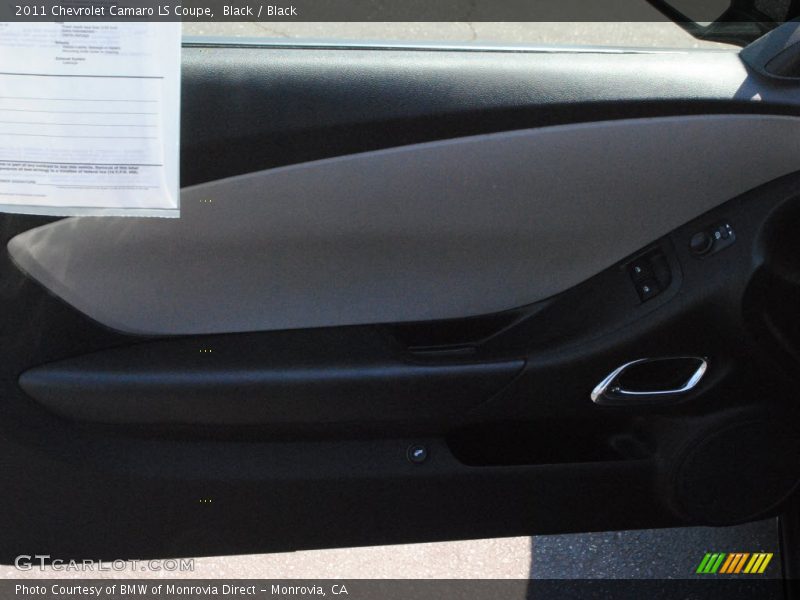 Black / Black 2011 Chevrolet Camaro LS Coupe