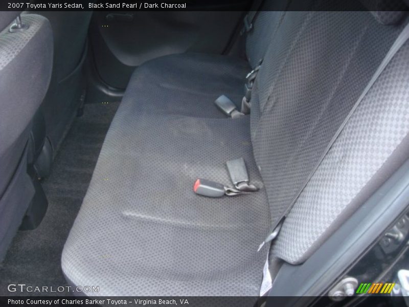 Black Sand Pearl / Dark Charcoal 2007 Toyota Yaris Sedan