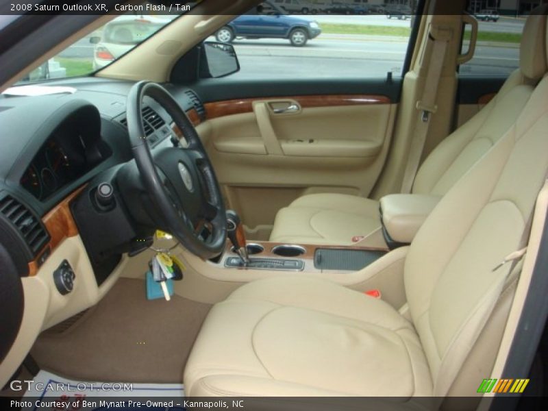 Carbon Flash / Tan 2008 Saturn Outlook XR