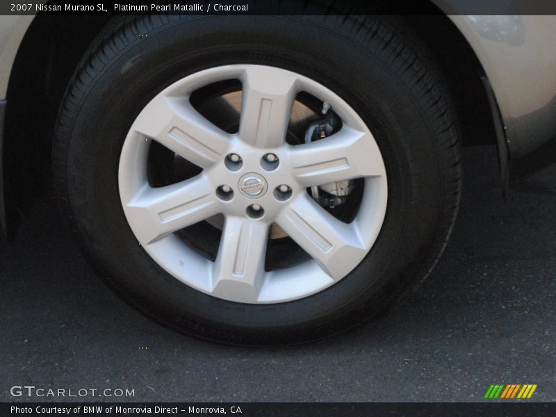 Platinum Pearl Matallic / Charcoal 2007 Nissan Murano SL