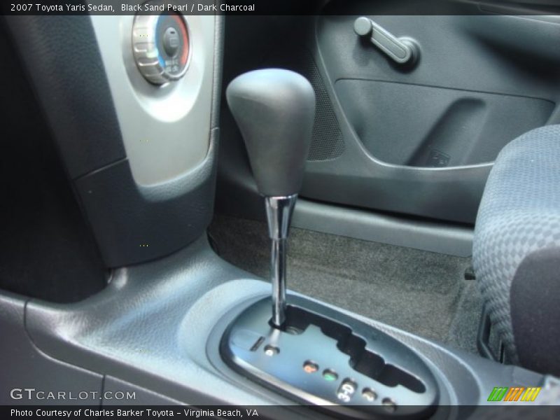 Black Sand Pearl / Dark Charcoal 2007 Toyota Yaris Sedan