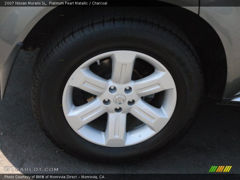 Platinum Pearl Matallic / Charcoal 2007 Nissan Murano SL